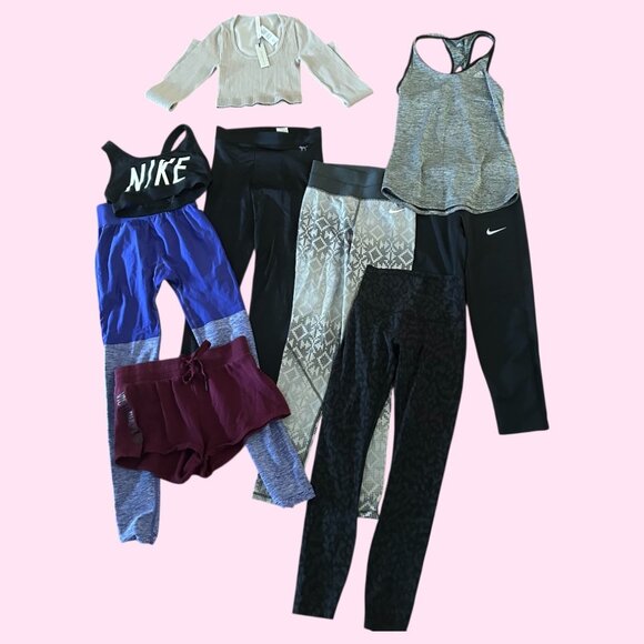 Activewear Bundle Women Size XS Nike Lululemon Victoria's Secret Gym Workout - Picture 1 of 14